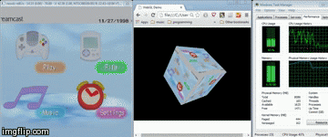 reicast, websockets & opengl (es) streaming